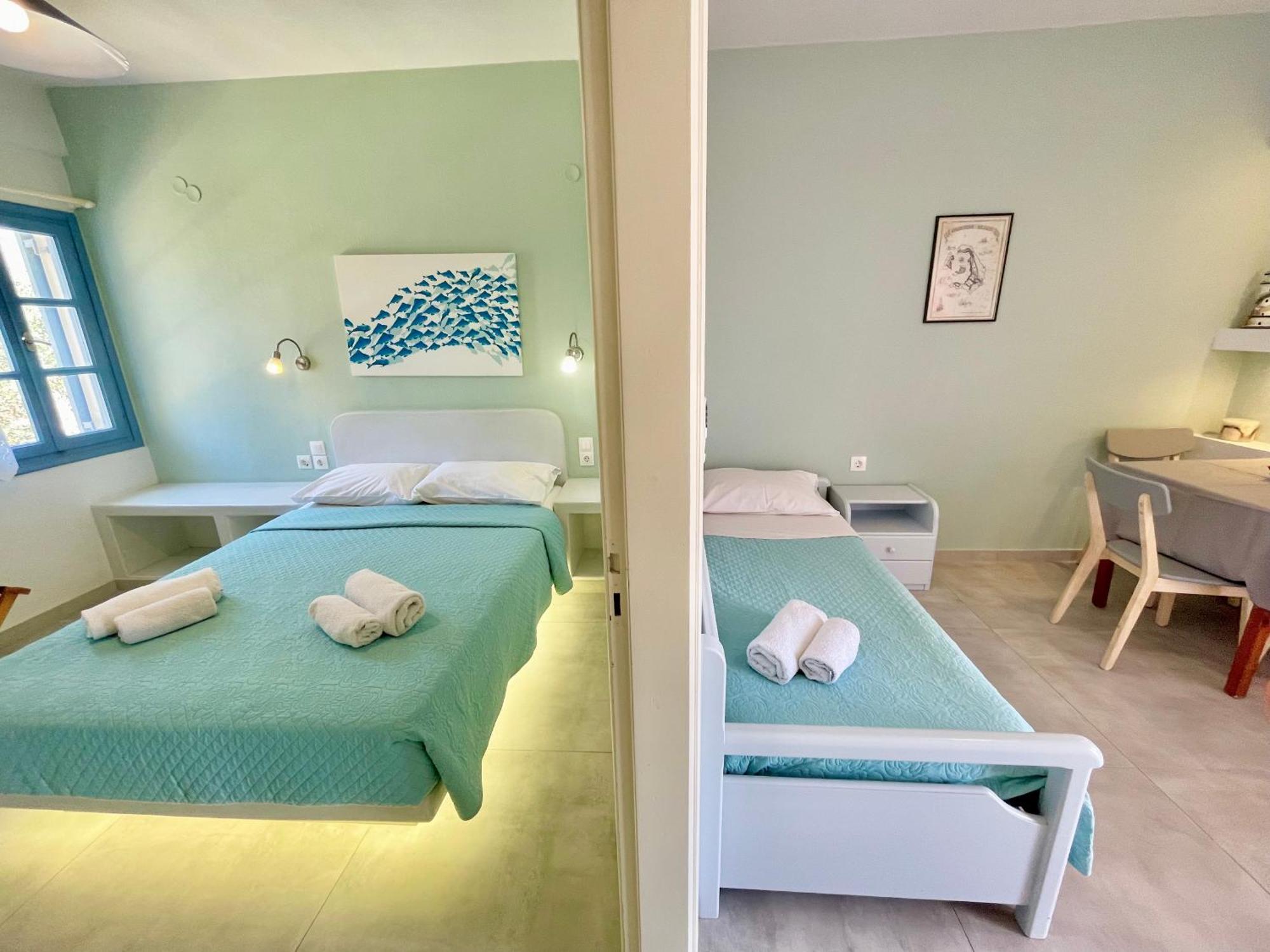 Asterias Mini Coastal Apartments Периволос Экстерьер фото